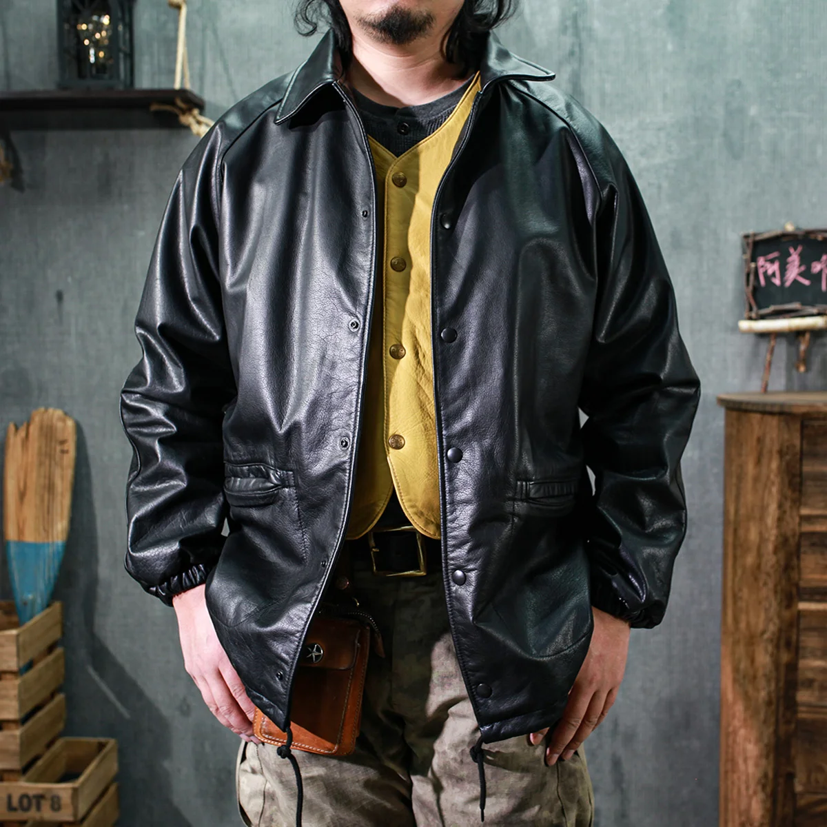 SDC880 US Size Super Top Quality Genuine USA Veg Tanned Cow Leather Classic Durable Cowhide Stylish Jacket
SDC880 US Size Super Top Quality Genuine USA Veg Tanned Cow Leather Classic Durable Cowhide Stylish Jacket
