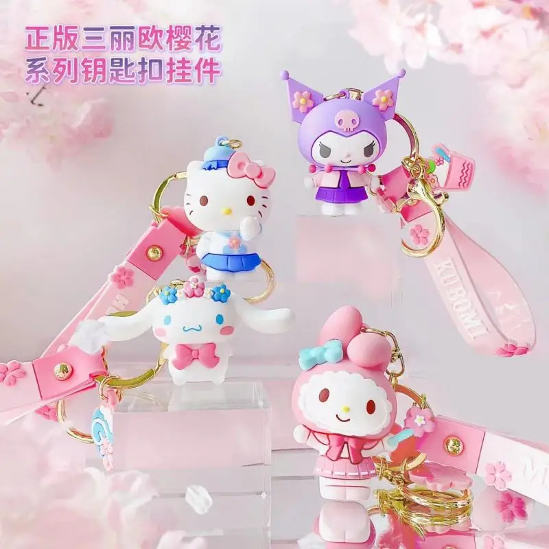 Genuine Kawaii Sakura Series Cartoon Kuromi Sanrios Mymelody Anime Hellokitty Cute Creative Doll Bag Key Pendant Toys for Grils
Genuine Kawaii Sakura Series Cartoon Kuromi Sanrios Mymelody Anime Hellokitty Cute Creative Doll Bag Key Pendant Toys for Grils