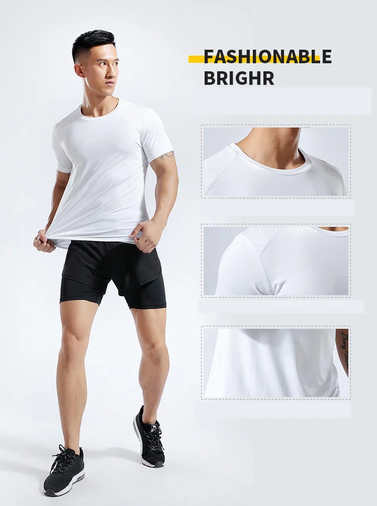2023 Polyester Gym Sportswear Short Sleeve Running Shirt Men Workout Training Tees Fitness Top Sport T-shirt
2023 Polyester Gym Sportswear Short Sleeve Running Shirt Men Workout Training Tees Fitness Top Sport T-shirt