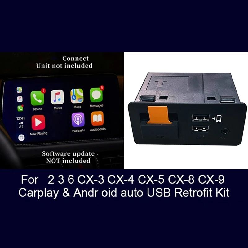 Car USB Adapter Hub For Apple-Android Car Play Adapter Hub For Mazda 6 3 2 CX30 CX5 CX8 CX9 MX5 TK78669U0C
Car USB Adapter Hub For Apple-Android Car Play Adapter Hub For Mazda 6 3 2 CX30 CX5 CX8 CX9 MX5 TK78669U0C