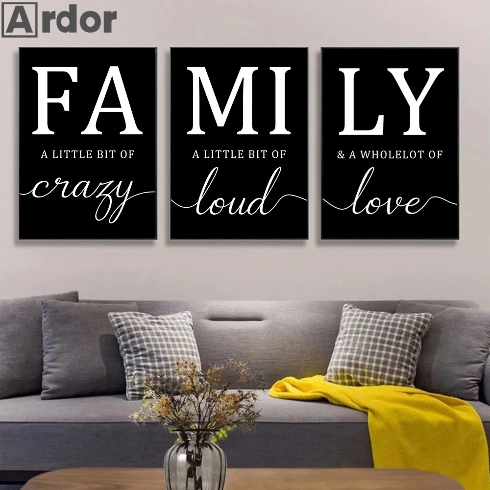 Black White Family Letter Posters And Prints Love Canvas Painting Nordic Minimalist Wall Art Pictures Living Room Home Decor
Black White Family Letter Posters And Prints Love Canvas Painting Nordic Minimalist Wall Art Pictures Living Room Home Decor
