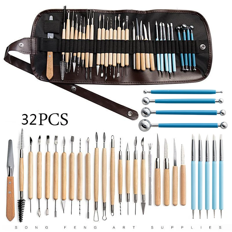 Pottery Clay Tool Set Pottery Clay Stone Carving Knife Clay Diy Silicone Point Drill Pen Indentation Ballpoint Pen
Pottery Clay Tool Set Pottery Clay Stone Carving Knife Clay Diy Silicone Point Drill Pen Indentation Ballpoint Pen