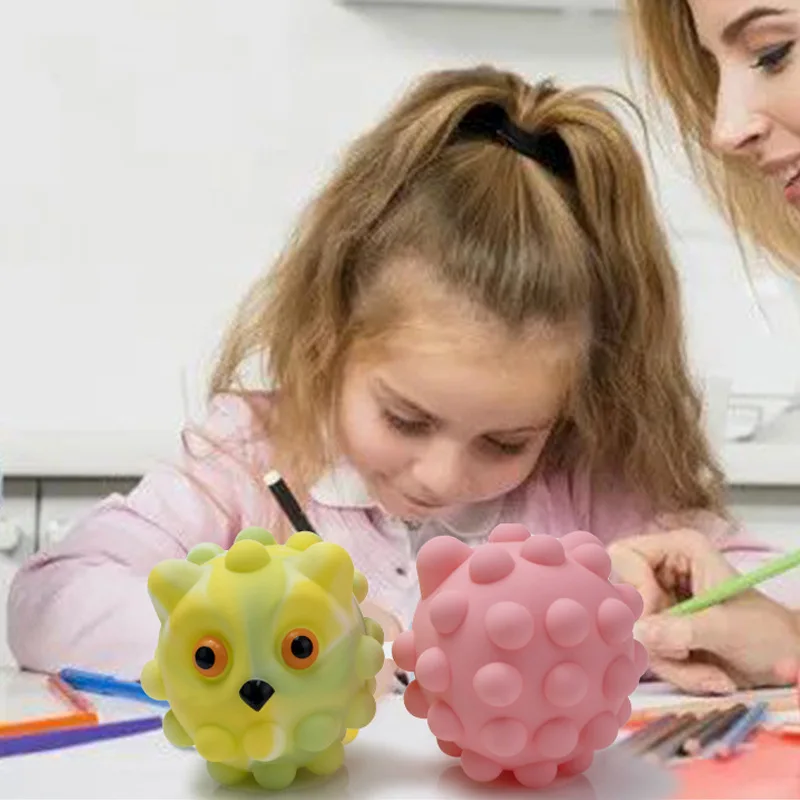 3D Silicone Pop Fidget Sensory Ball Push It Bubbles Stress Relief Fidget Toys Round Squeeze Ball Fingertip Decompression Toy
3D Silicone Pop Fidget Sensory Ball Push It Bubbles Stress Relief Fidget Toys Round Squeeze Ball Fingertip Decompression Toy