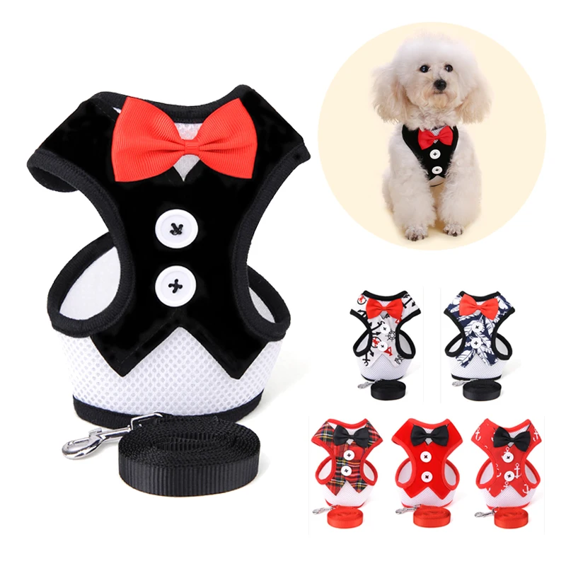 Mesh Small Dog Harness Nylon Breathable Puppy Dog Harness Vest Pet Walking Harnesses Vest and Leash Set For Chihuahua Small Dogs
Mesh Small Dog Harness Nylon Breathable Puppy Dog Harness Vest Pet Walking Harnesses Vest and Leash Set For Chihuahua Small Dogs