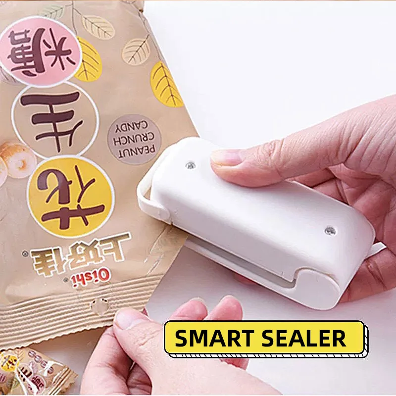 Mini Small Home Sealer Food Snack Kitchen Gadgets Preservation Plastic Bag Sealer Hand Pressure Heat Sealer Bag Sealing Clip
Mini Small Home Sealer Food Snack Kitchen Gadgets Preservation Plastic Bag Sealer Hand Pressure Heat Sealer Bag Sealing Clip