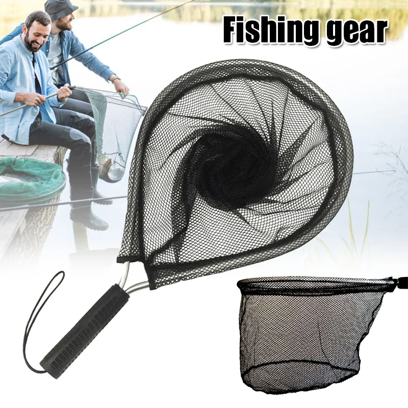 Fishing Landing Net Aluminium Alloy Rod Fly Fishing Fish Knotless Mesh Trout Hand Net For Freshwater Fishing Tackle Supplies
Fishing Landing Net Aluminium Alloy Rod Fly Fishing Fish Knotless Mesh Trout Hand Net For Freshwater Fishing Tackle Supplies