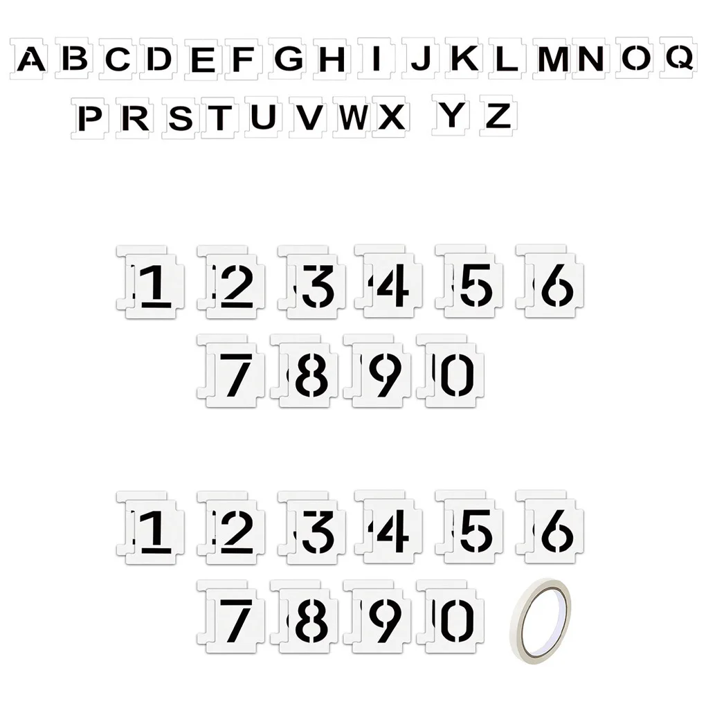 

Набор трафаретов с цифрами фотошаблоны с вырезами алфавитный шаблон для скрапбукинга канцелярские принадлежности 26 шт. букв