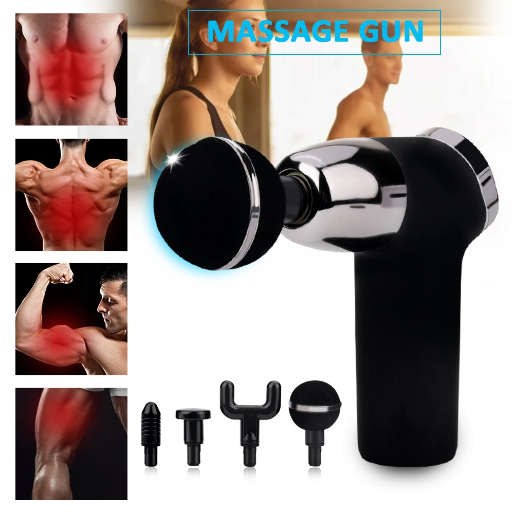 

Massage Gun Deep Tissue Percussion Muscle Massager For Pain Relief 20 Speeds LCD Touch Display Fascia Gun Electric Body Massager