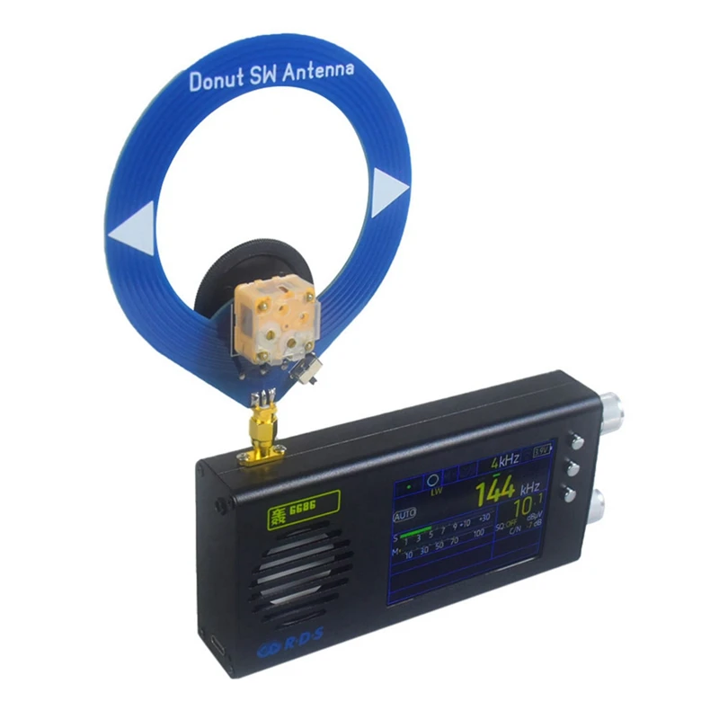 TEF6686 Радиоприемник Вседиапазонный FM/MW/коротковолновый HF/LW Радио Портативное