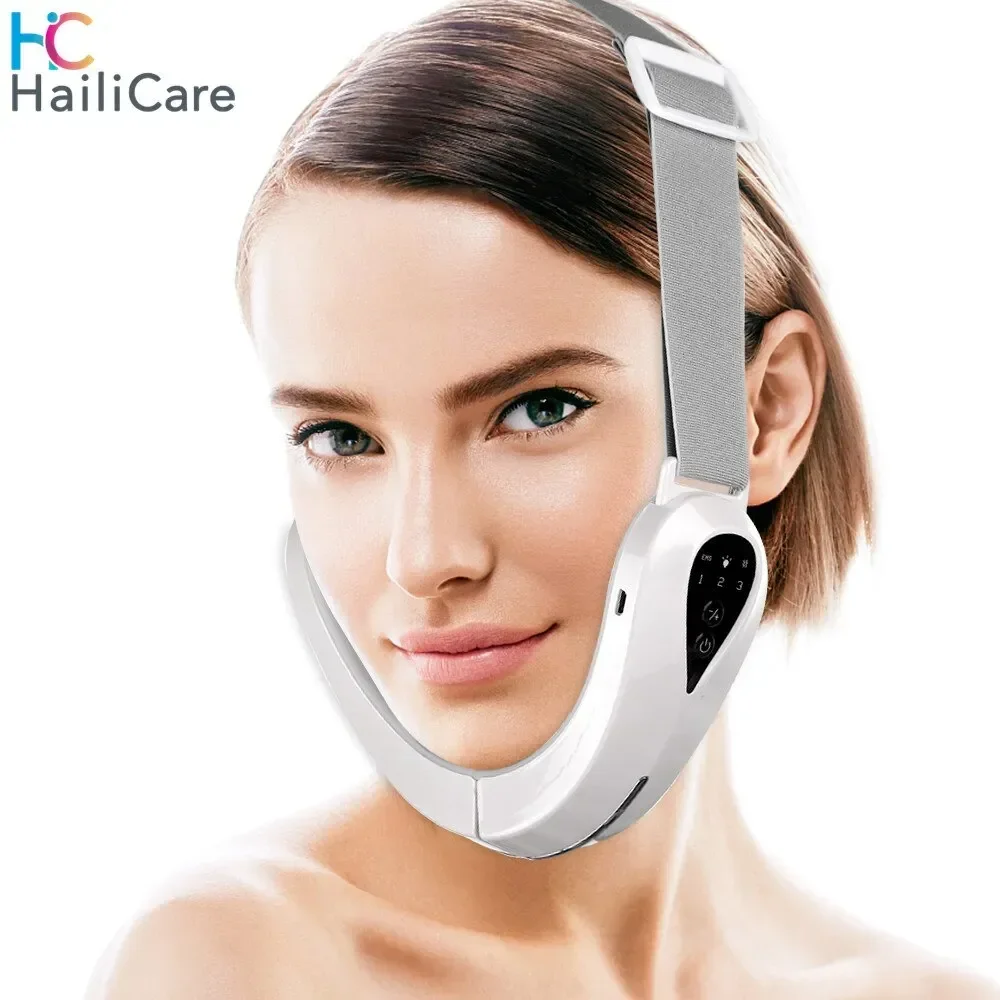Tightening Luxurious EMS V-Line Facial Lifting Device with Red and Blue Light LED, Portable Microcurrent V-Face Lifting Machine
Tightening Luxurious EMS V-Line Facial Lifting Device with Red and Blue Light LED, Portable Microcurrent V-Face Lifting Machine