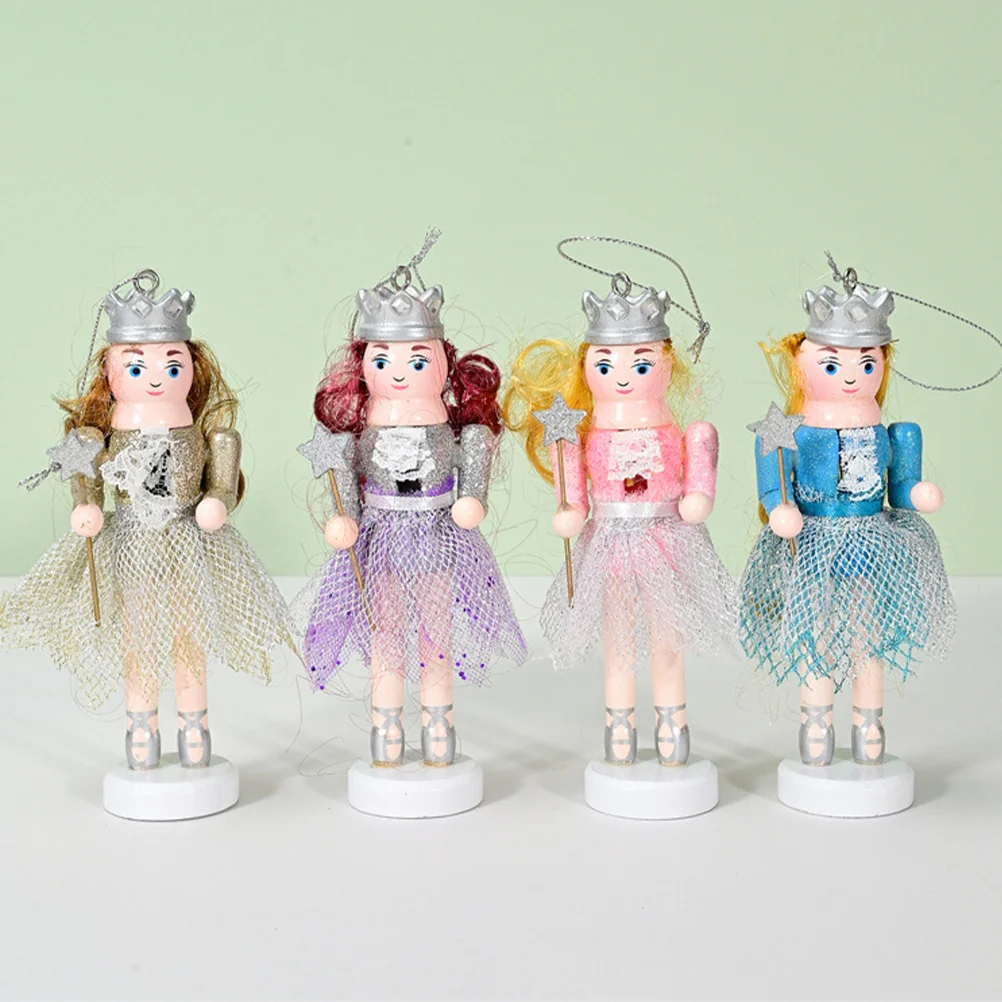 4 Pcs Christmas Decorations Hanging Nutcracker Ornament Wood Craft Xmas Nutcrackers
4 Pcs Christmas Decorations Hanging Nutcracker Ornament Wood Craft Xmas Nutcrackers