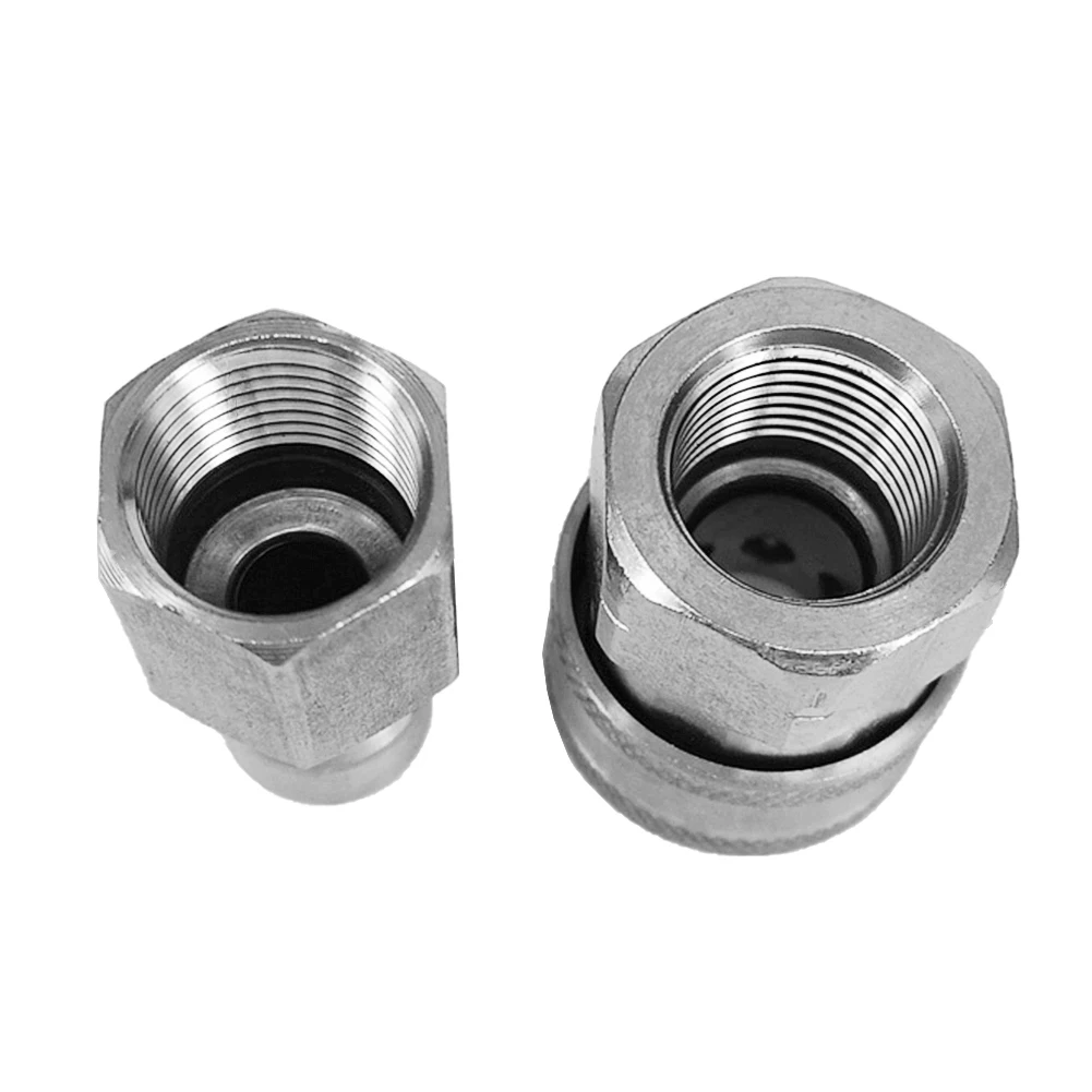 Plug Socket NPT3/8 Thread Nut Tool 3/8in NPT Silver Valve 5000 PSI Connector Female Male Nozzle Pressure Washer
Plug Socket NPT3/8 Thread Nut Tool 3/8in NPT Silver Valve 5000 PSI Connector Female Male Nozzle Pressure Washer