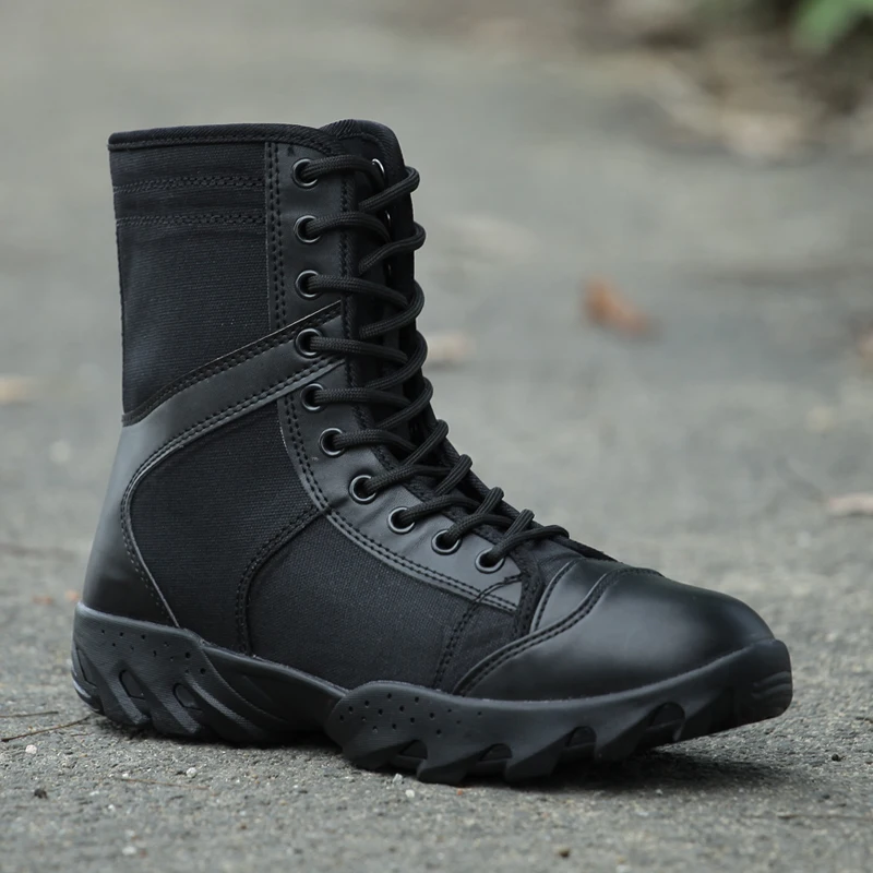 Ultra-Light Combat Boots Men's High-Top Combat Canvas Combat Breathable and Wearable Hiking Training Military Training Boots
Ultra-Light Combat Boots Men's High-Top Combat Canvas Combat Breathable and Wearable Hiking Training Military Training Boots
