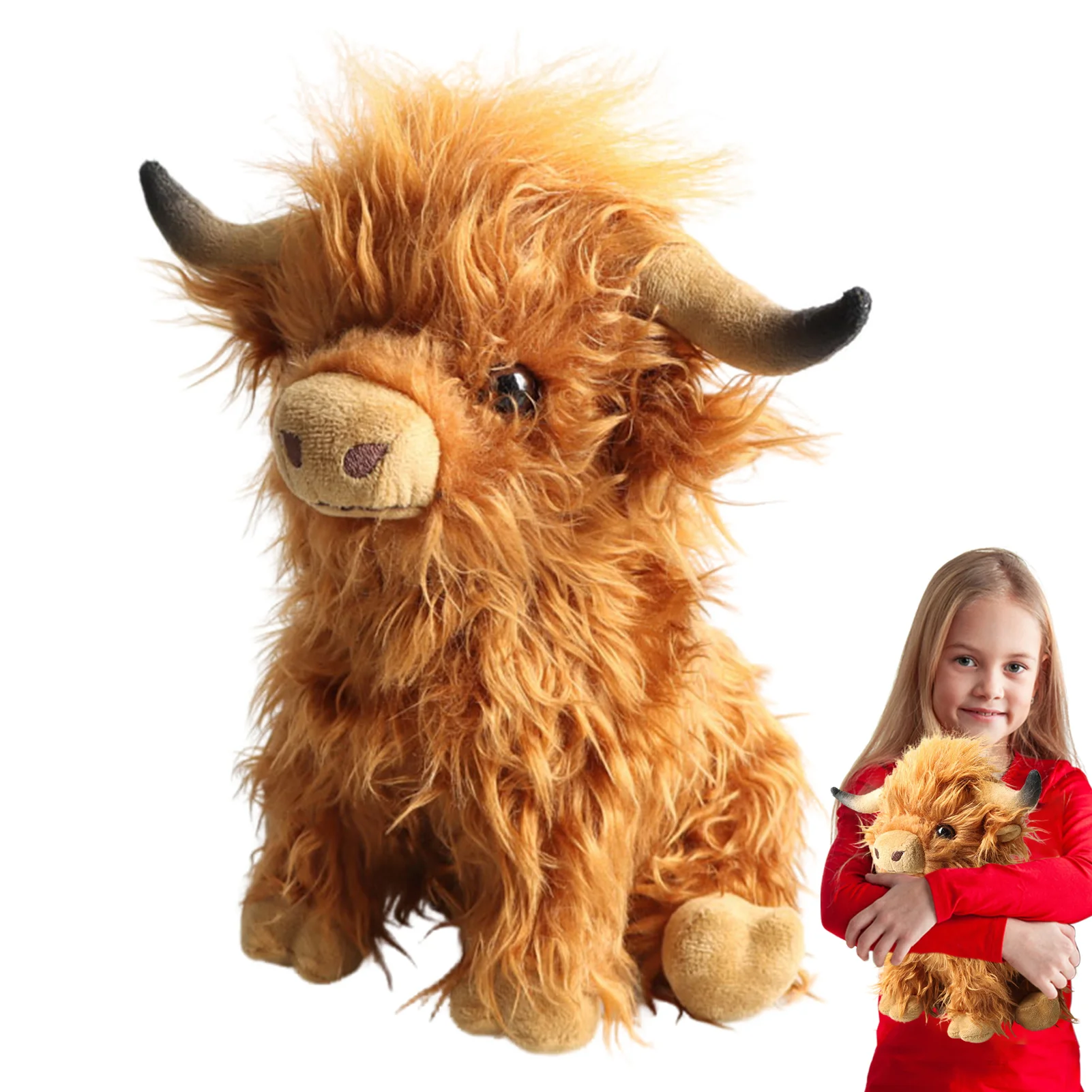 25CM Simulation Highland Cow Stuffed Plush Doll Stuffed Animals Toys For Kids Baby Children Gifts
25CM Simulation Highland Cow Stuffed Plush Doll Stuffed Animals Toys For Kids Baby Children Gifts
