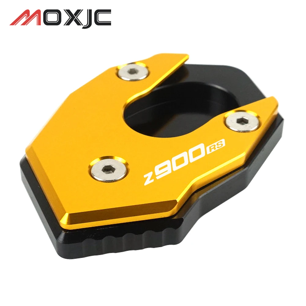 CNC Aluminum Alloy Motorcycle Foot Side Stand Pad Plate Kickstand Enlarger Support Extension for KAWASAKI Z900RS 2018-2022
CNC Aluminum Alloy Motorcycle Foot Side Stand Pad Plate Kickstand Enlarger Support Extension for KAWASAKI Z900RS 2018-2022