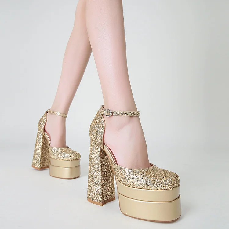 Fashion Sexy Party Shoes Pumps Women's Sandals 2022 New Banquet Summer Shiny Diamond Thick Heel Platform Hasp Large Size 35~42
Fashion Sexy Party Shoes Pumps Women's Sandals 2022 New Banquet Summer Shiny Diamond Thick Heel Platform Hasp Large Size 35~42