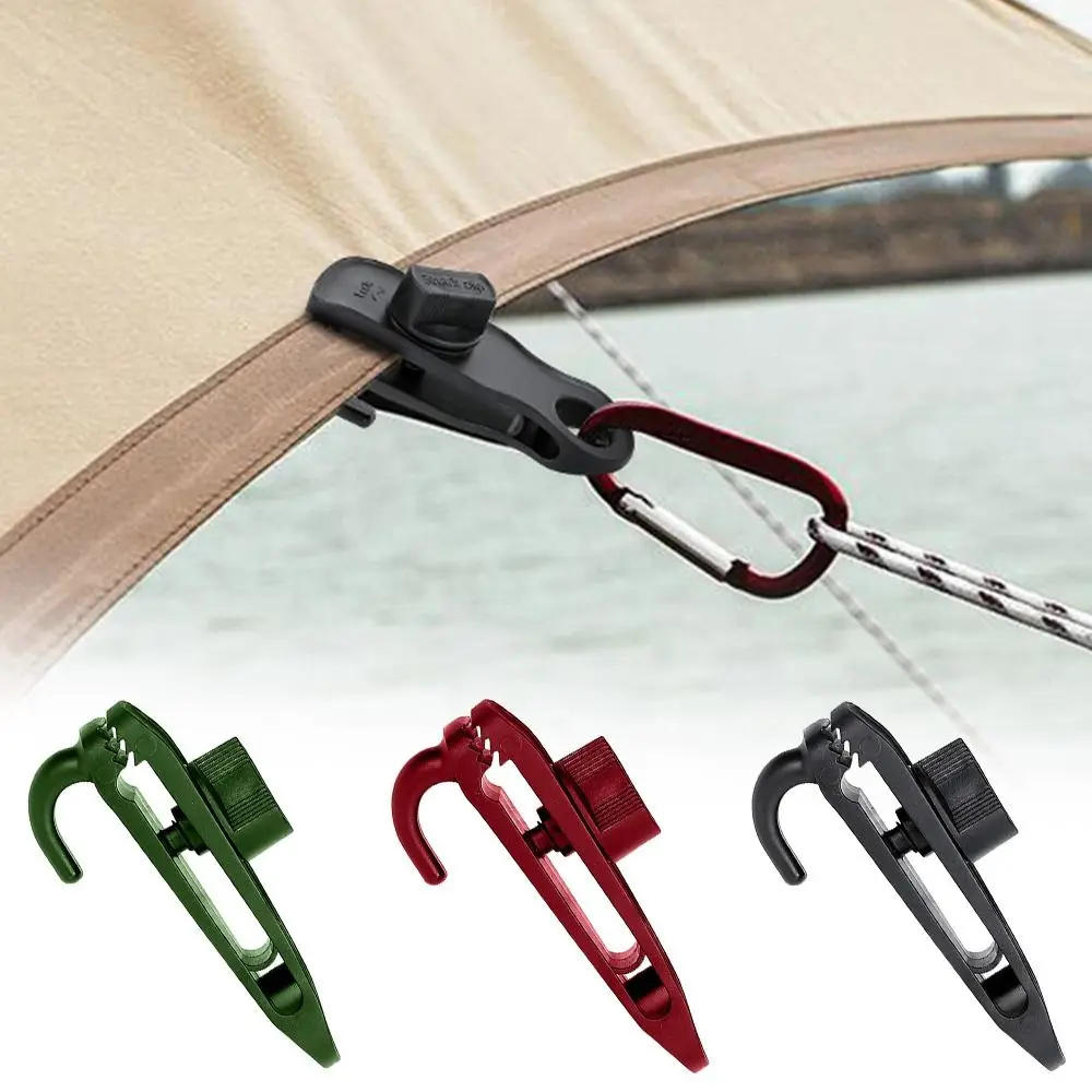

Useful 5pcs/pack Awning Clamp Tarp Clips Snap Hangers Tent Camping Survival Tighten Tool for Outdoor Camp Hike