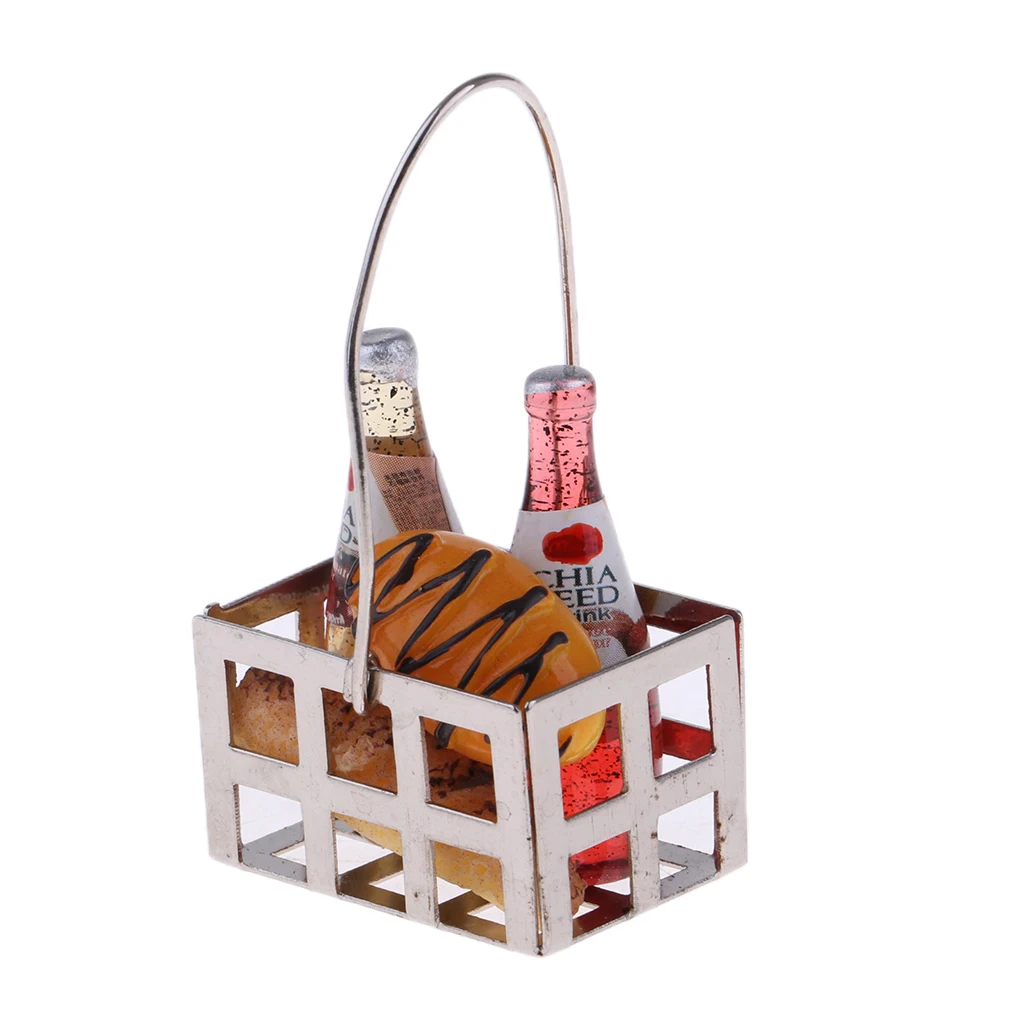 1/12 Dollhouse Miniature Groceries Bread Coffe Bottles & Metal Basket Kitchen Foods
1/12 Dollhouse Miniature Groceries Bread Coffe Bottles & Metal Basket Kitchen Foods