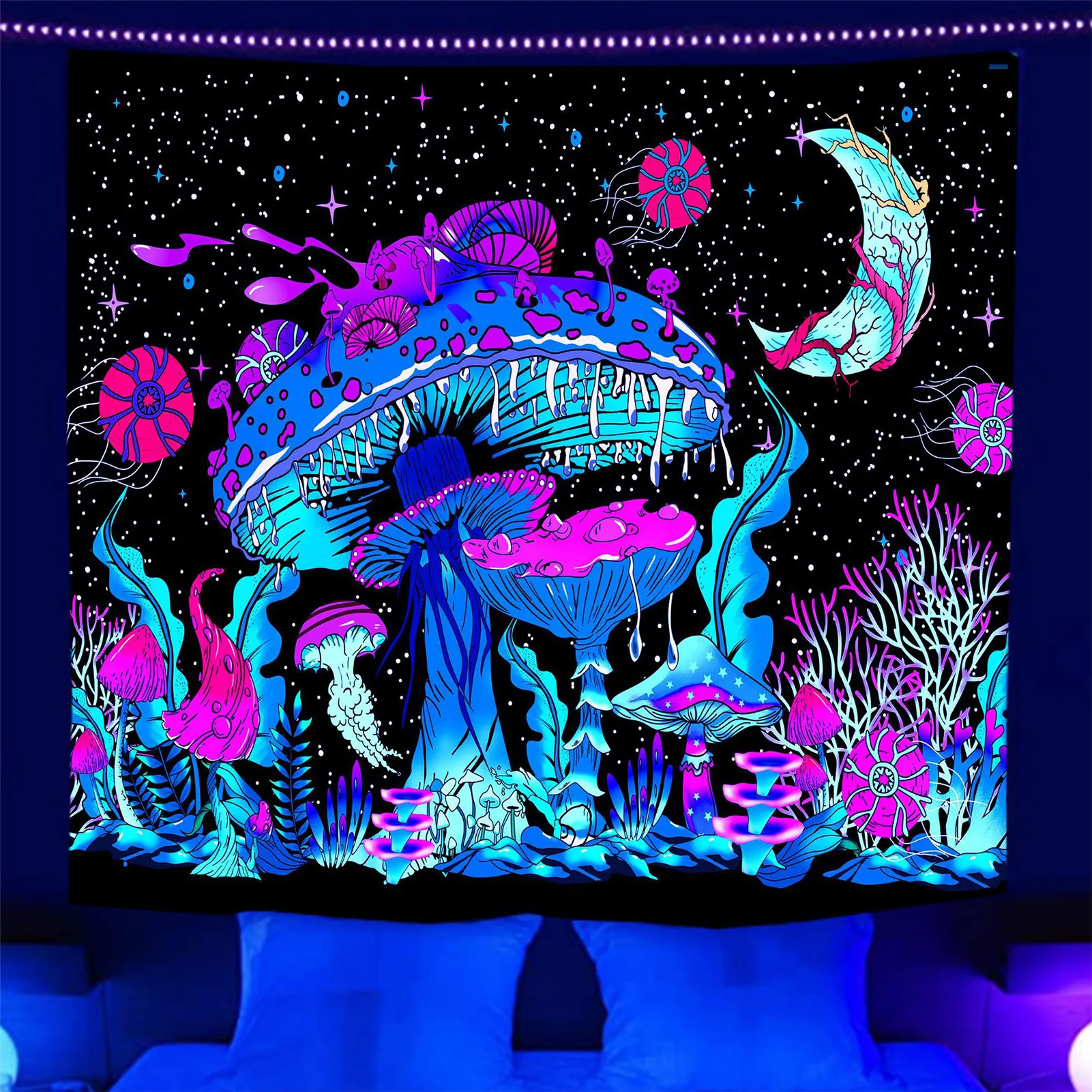 Psychedelic Mushroom Indian Mandala Tapestry Wall Hanging Bohemian Gypsy Tarot Psychedelic Tapiz Witchcraft Tapestry Rugs
Psychedelic Mushroom Indian Mandala Tapestry Wall Hanging Bohemian Gypsy Tarot Psychedelic Tapiz Witchcraft Tapestry Rugs
