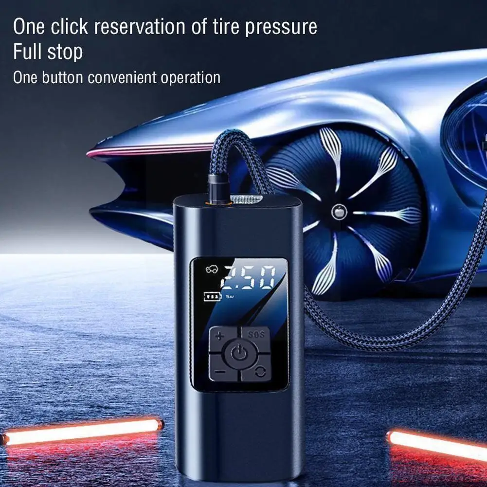 150psi Rechargeable Air Pump 6000ma Tire Inflator Cordless Portable Compressor Digital Car Tyre Pump For Bicycle Tires Ball J8s8
150psi Rechargeable Air Pump 6000ma Tire Inflator Cordless Portable Compressor Digital Car Tyre Pump For Bicycle Tires Ball J8s8