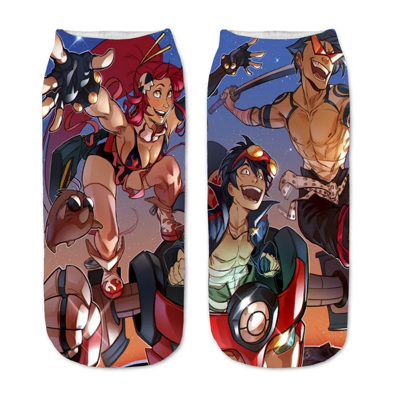 Tengen Toppa Gurren-Lagann женские носки с аниме для женщин японские хлопковые с принтом Sox повседневные тонкие весенне-летние Skarpetki 
Tengen Toppa Gurren-Lagann женские носки с аниме для женщин японские хлопковые с принтом Sox повседневные тонкие весенне-летние Skarpetki