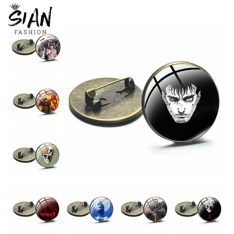 Anime BERSERK Pins Brooch Round Badge Backpack Clothes Metal Lapel Brooch Glass Dome Cartoon Figure Pin Jewelry Accessory Gifts
Anime BERSERK Pins Brooch Round Badge Backpack Clothes Metal Lapel Brooch Glass Dome Cartoon Figure Pin Jewelry Accessory Gifts