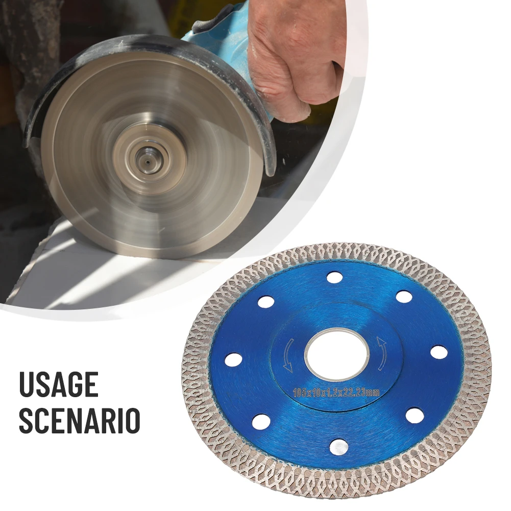 1Pcs Diamond Saw Blade Cutting Disc For Porcelain Tile Ceramic Dry/Wet Cutting Porcelain Tile Turbo Equipment Tools Accessory
1Pcs Diamond Saw Blade Cutting Disc For Porcelain Tile Ceramic Dry/Wet Cutting Porcelain Tile Turbo Equipment Tools Accessory