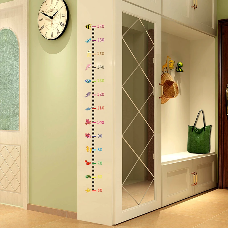 Accessories Durable High Quality Wall Sticker Scale Decals Decorations Hanging PVC Ruler Art Supply Baby Chart
Accessories Durable High Quality Wall Sticker Scale Decals Decorations Hanging PVC Ruler Art Supply Baby Chart
