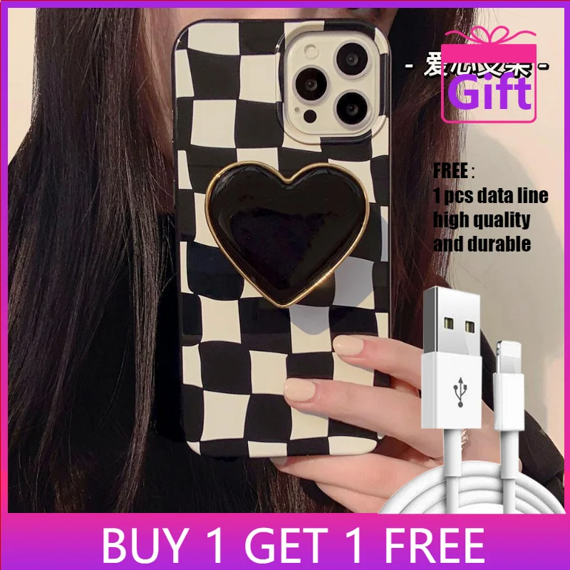 iPhone Case Silicone Candy Case Black Heart Phone Stand with Folding Stand Grips For iPhone11/ 12/13 Pro Max iPhone 11 7/8Plus
iPhone Case Silicone Candy Case Black Heart Phone Stand with Folding Stand Grips For iPhone11/ 12/13 Pro Max iPhone 11 7/8Plus