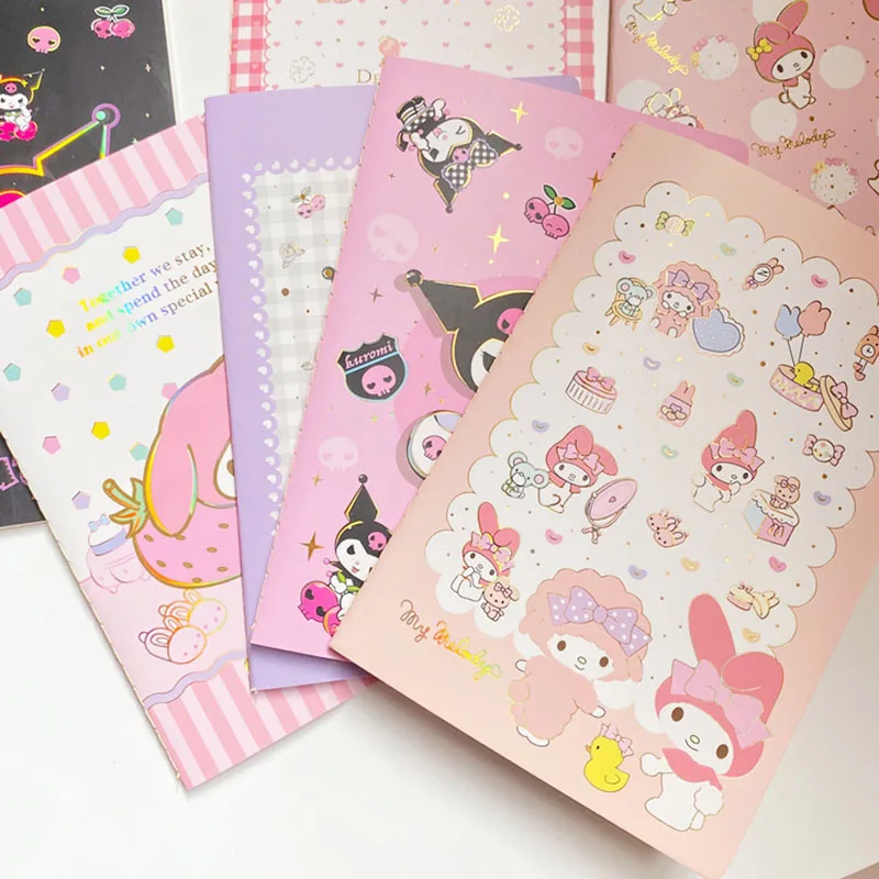 Kawaii Sanrio Cinnamoroll Mymelody Notebook Cartoon Student A5 Notepad Hand Ledger Diary Learning Office Stationery School Gift
Kawaii Sanrio Cinnamoroll Mymelody Notebook Cartoon Student A5 Notepad Hand Ledger Diary Learning Office Stationery School Gift