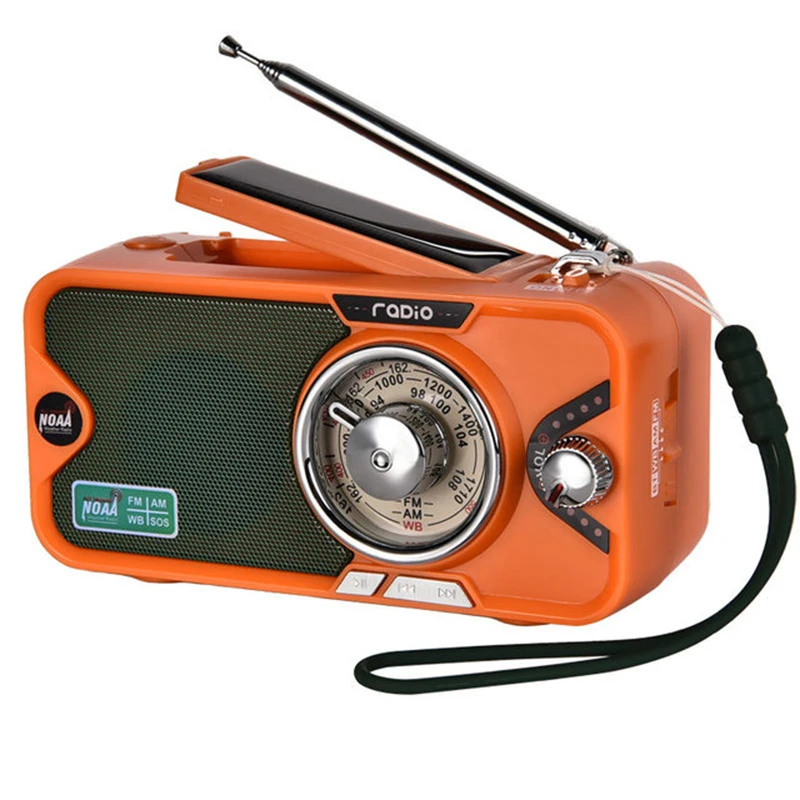 Multifunction Retro Mini Solar Hand Crank Weather Radio Portable Bluetooth Speaker Outdoor Emergency Power Bank LED Flashlight
Multifunction Retro Mini Solar Hand Crank Weather Radio Portable Bluetooth Speaker Outdoor Emergency Power Bank LED Flashlight