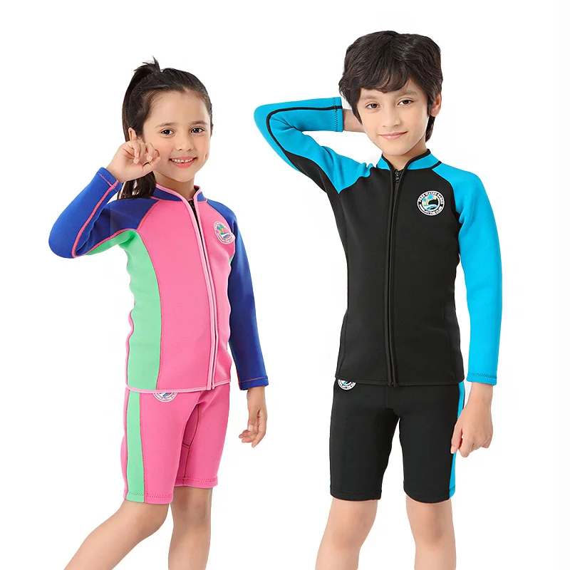 2mm Neoprene Wetsuit for Kids Thermal Swimsuit Two Pieces Boys Surfing Scuba Diving Suit Girls Freediving Swimwear Top Shorts
2mm Neoprene Wetsuit for Kids Thermal Swimsuit Two Pieces Boys Surfing Scuba Diving Suit Girls Freediving Swimwear Top Shorts