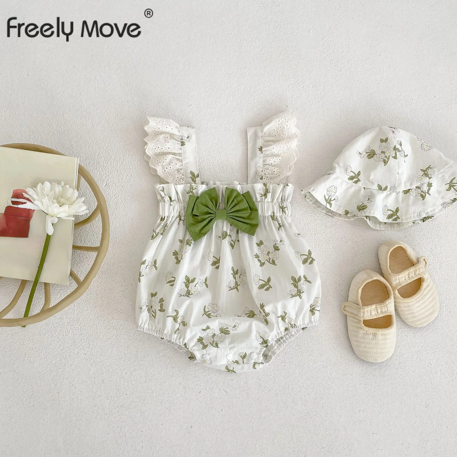2023 Newborn Baby Romper Girls Clothes Summer Sleeveless Bow Lace Floral Jumpsuit Photography Costume Girsl Bodysuit
2023 Newborn Baby Romper Girls Clothes Summer Sleeveless Bow Lace Floral Jumpsuit Photography Costume Girsl Bodysuit