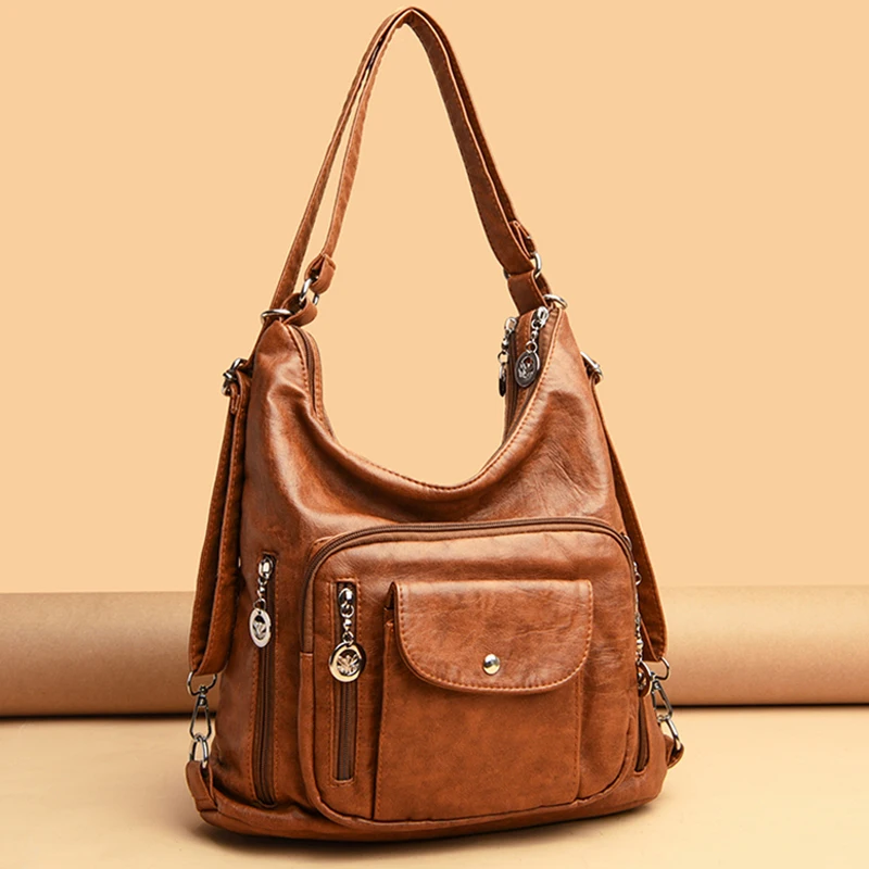 XZAN Women Backpack Vintage Women Bag high quality Pu Leather Backpack Ladies Casual Tote Designer Shoulder Bag Women Handbags
XZAN Women Backpack Vintage Women Bag high quality Pu Leather Backpack Ladies Casual Tote Designer Shoulder Bag Women Handbags