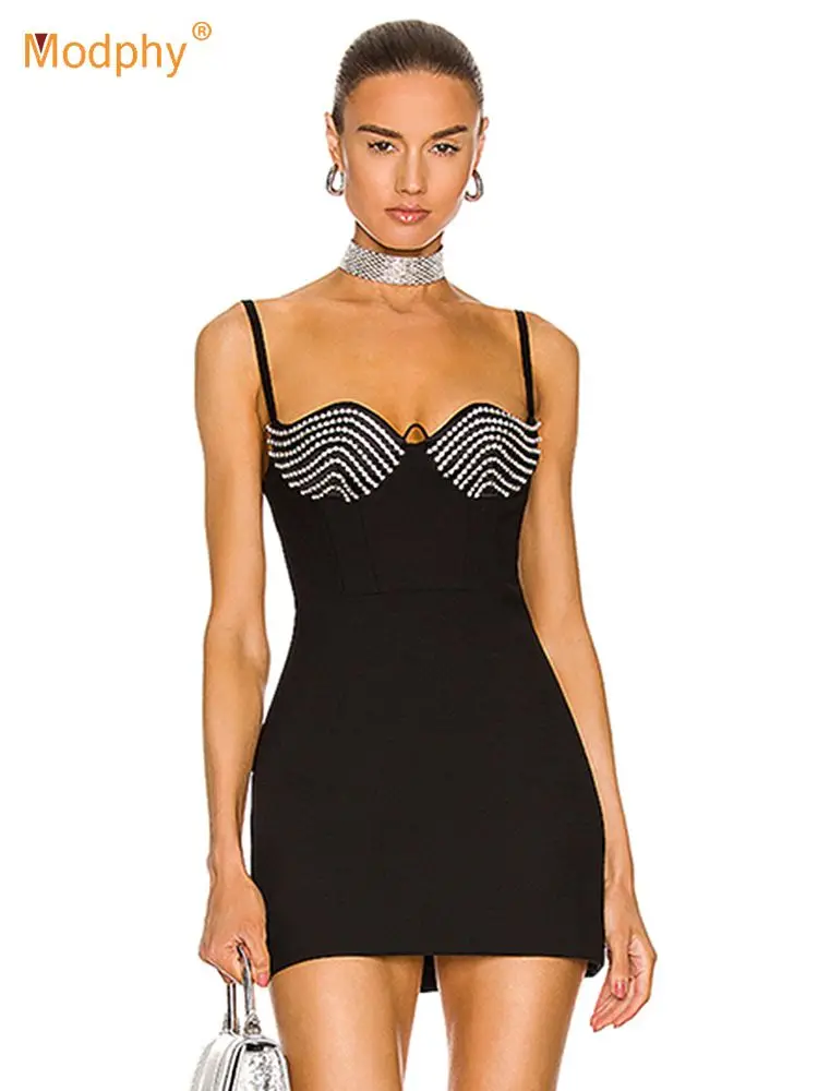 Ladies Sparkling Diamond Spaghetti Strap Backless Design Dress For Women 2022 Celebrity Club Black Sexy Bodycon Mini Dresses
Ladies Sparkling Diamond Spaghetti Strap Backless Design Dress For Women 2022 Celebrity Club Black Sexy Bodycon Mini Dresses