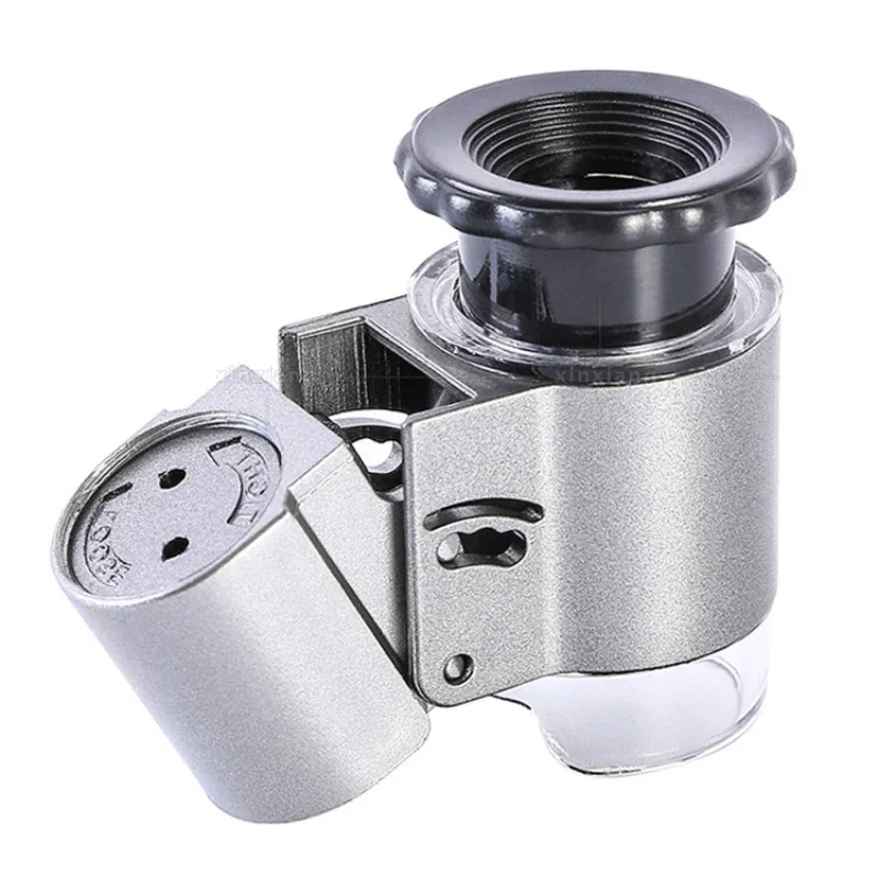 Ручная лупа Xinxiang 50X со светодиодом и УФ-светом 
Ручная лупа Xinxiang 50X со светодиодом и УФ-светом