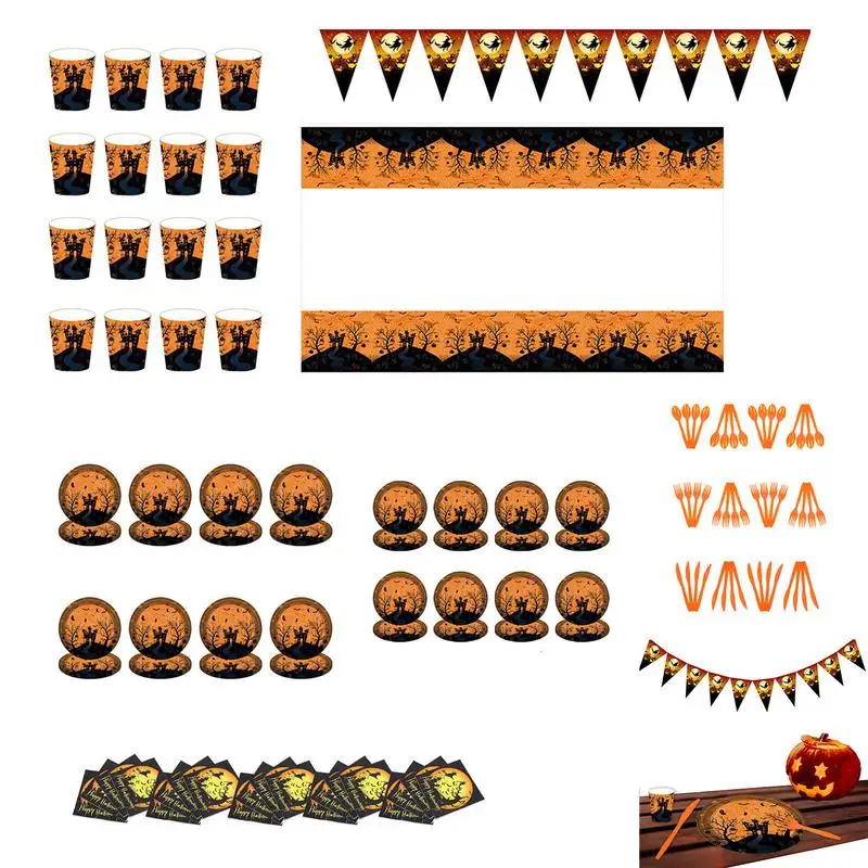 Набор детской посуды на Хэллоуин, тарелки для пищевых продуктов, вилки, салфетки с ужасной тематикой, набор из 9 предметов для 16-ти человек, л...
Набор детской посуды на Хэллоуин, тарелки для пищевых продуктов, вилки, салфетки с ужасной тематикой, набор из 9 предметов для 16-ти человек, л...