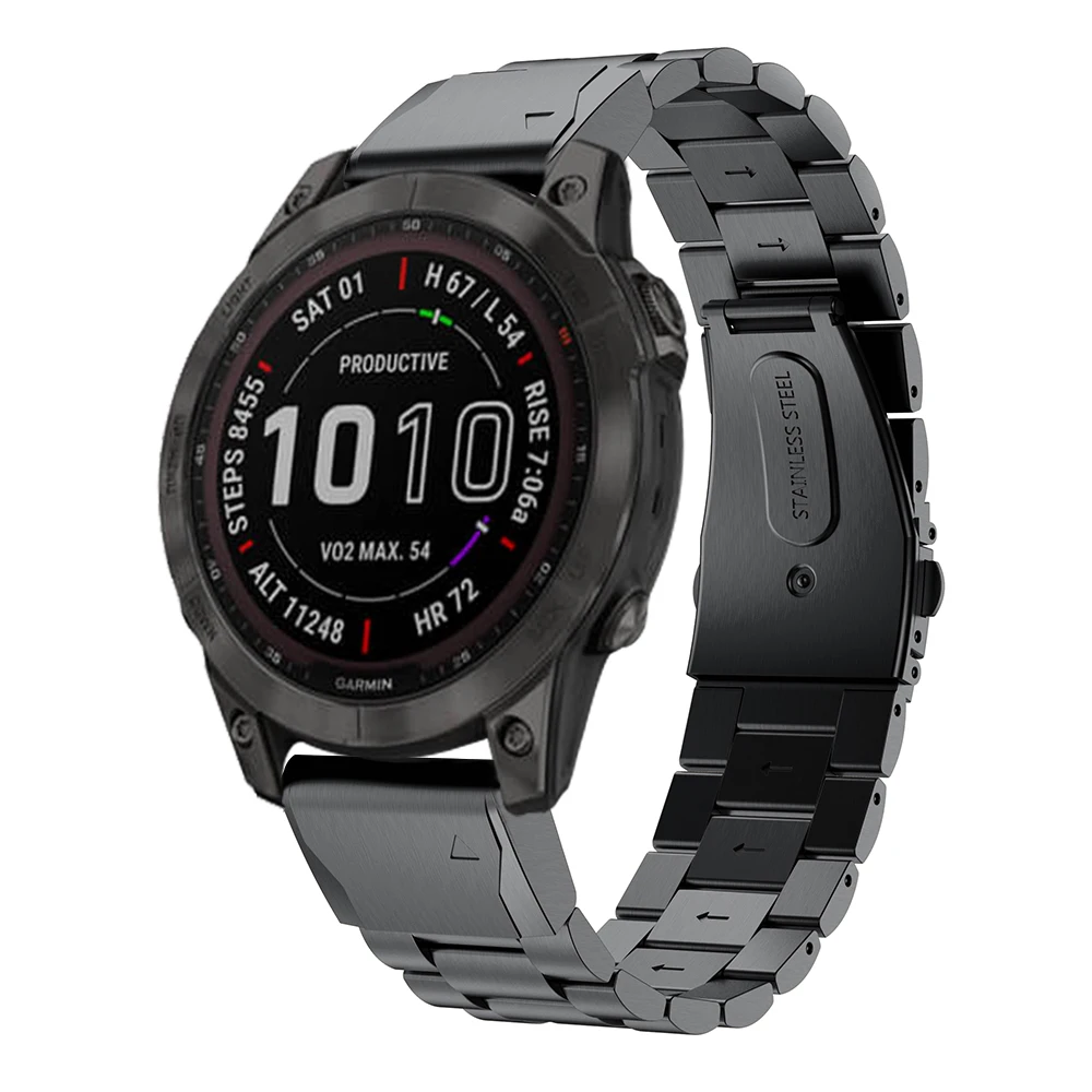 Quick Release 22mm 26mm Stainless Steel Watchband For Garmin Fenix 7X 7/6 6x Pro 5x plus Strap Band MARQ/Enduro Belt Bracelet
Quick Release 22mm 26mm Stainless Steel Watchband For Garmin Fenix 7X 7/6 6x Pro 5x plus Strap Band MARQ/Enduro Belt Bracelet