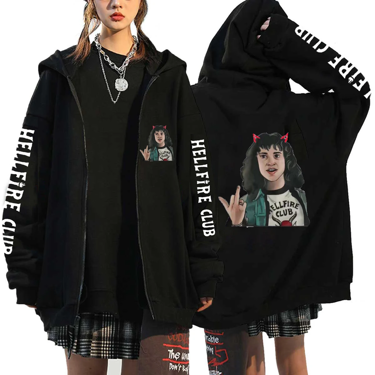 Anime Stranger Things Hoodies Streetwear Jacket Printed Casual Sweatshirts Zip Up Hoodie Long Sleeve Hip Hop Sweatshirt
Anime Stranger Things Hoodies Streetwear Jacket Printed Casual Sweatshirts Zip Up Hoodie Long Sleeve Hip Hop Sweatshirt