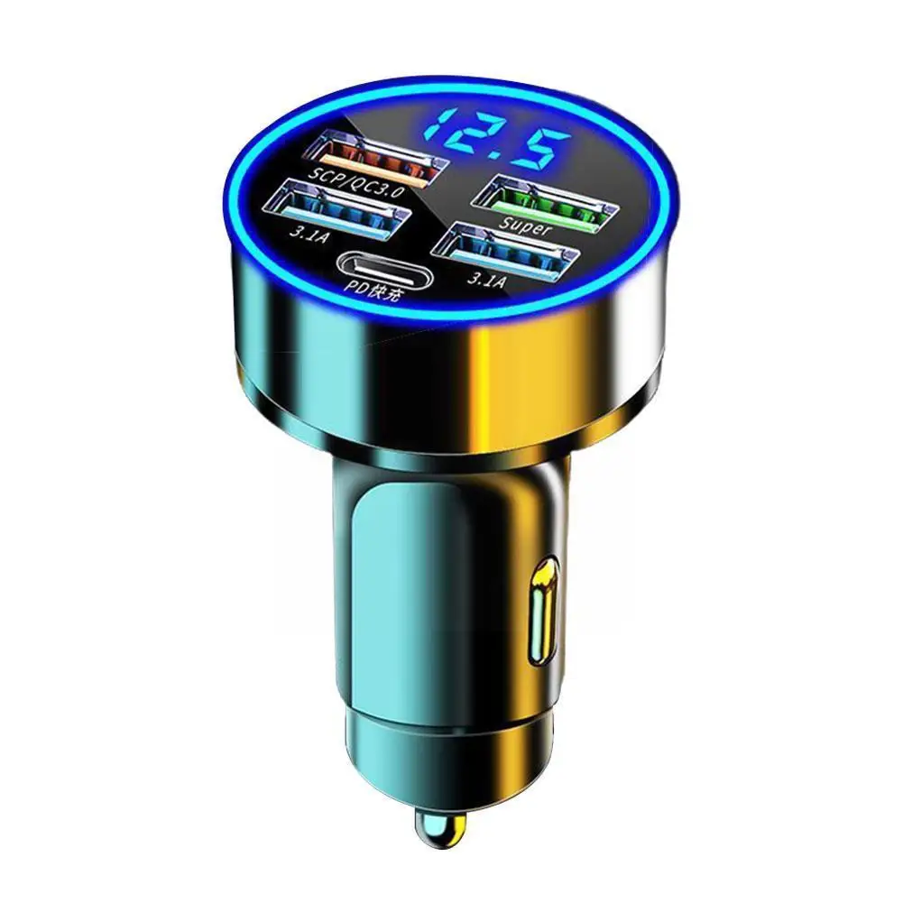 250w 4 Ports Usb Car Charger Fast Charging Pd Quick Charge 3.1 Usb C Car Phone Charger Adapter For 14 Pro Sam V1k2
250w 4 Ports Usb Car Charger Fast Charging Pd Quick Charge 3.1 Usb C Car Phone Charger Adapter For 14 Pro Sam V1k2