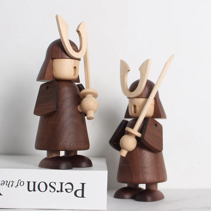 New Creative Wooden Samurai Tide Play Walnut Wood Living Room Exquisite Decorations Wooden Soldiers Decorative Ornaments
New Creative Wooden Samurai Tide Play Walnut Wood Living Room Exquisite Decorations Wooden Soldiers Decorative Ornaments