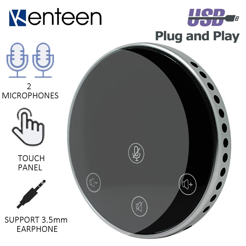 USB Conference Speaker Microphone Wired Touch Key Omni Mic Directional High Volume Pickup PnP For Laptop Notebook
USB Conference Speaker Microphone Wired Touch Key Omni Mic Directional High Volume Pickup PnP For Laptop Notebook