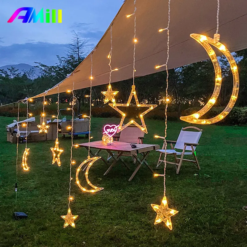 Star Moon Led Curtain Garland String Lights 3.5M Outdoor Holiday Fairy Light Indoor Home Decoration Event Party Supplies Decor
Star Moon Led Curtain Garland String Lights 3.5M Outdoor Holiday Fairy Light Indoor Home Decoration Event Party Supplies Decor