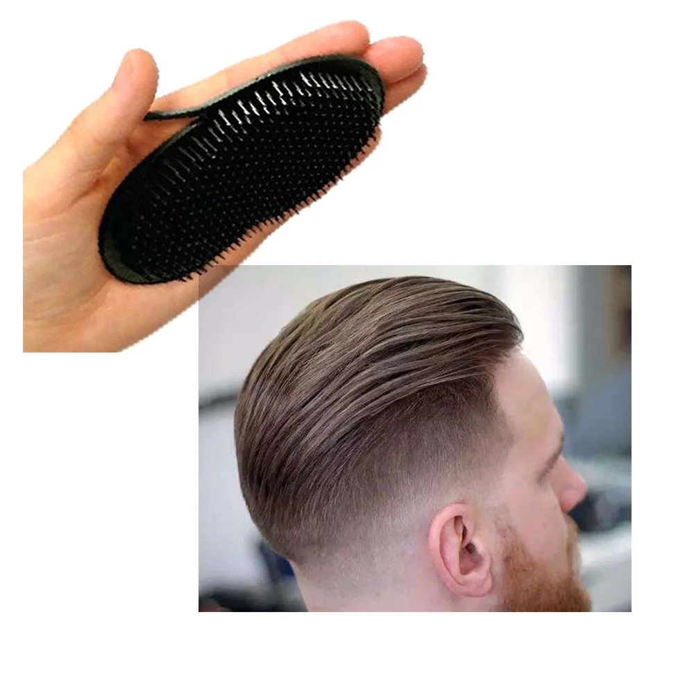 

1Pc Men Hair Comb Brush Pocket Size Travel Portable Beard Mustache Palm Hair Styling Tools Scalp Massage Black Shampoo Combs