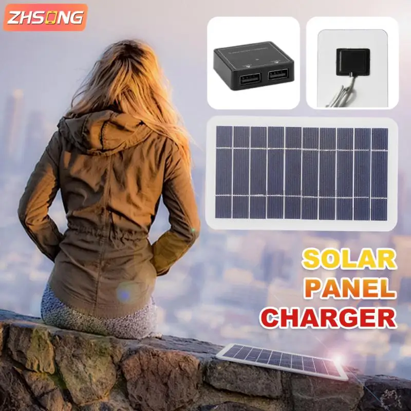 

ZHSONG Outdoor Foldable Solar Panels Cell 5V USB Portable Solar Smartphone Battery Charger for Tourism Camping Hiking 6W 10W 20W