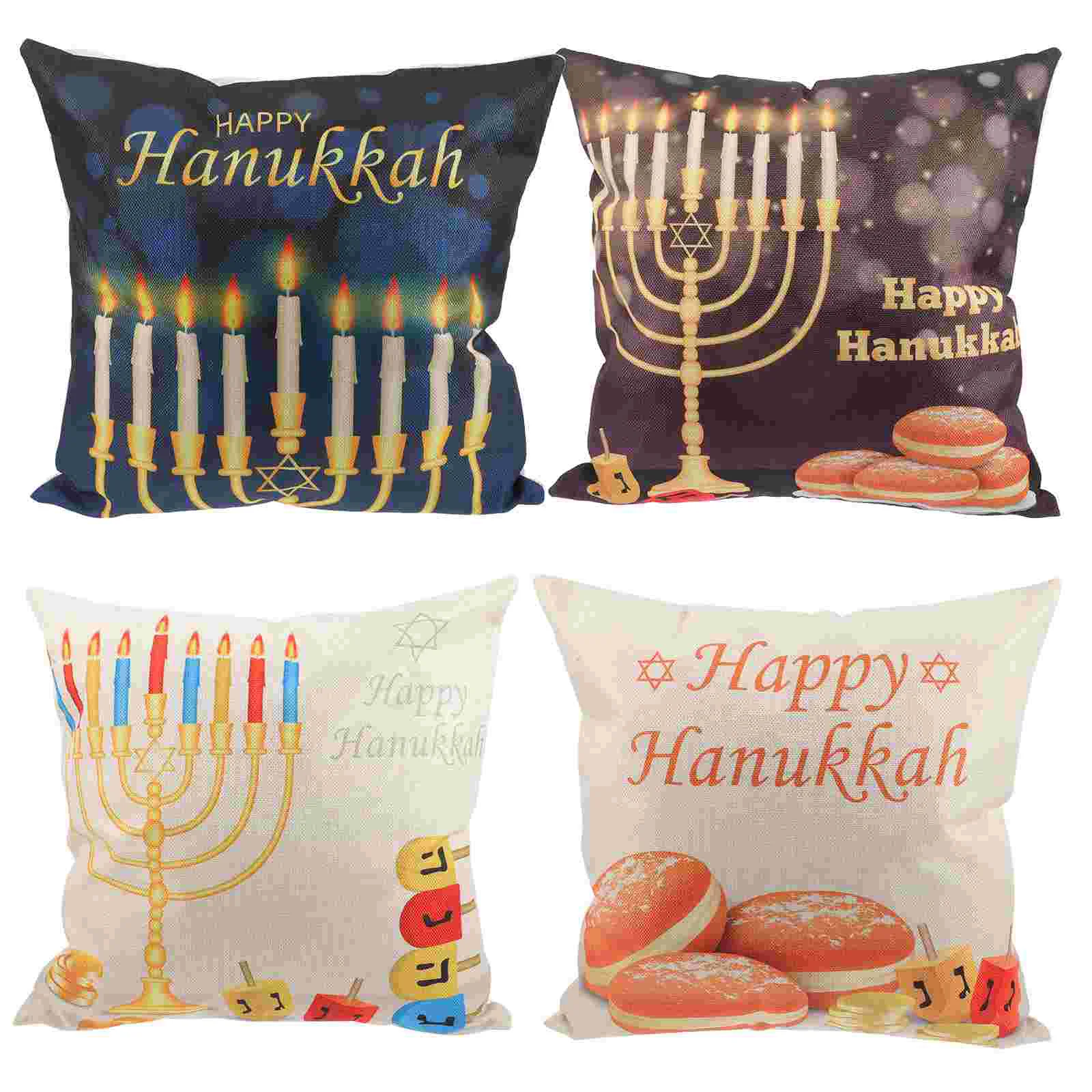 4 шт., традиционная наволочка Chanukah, наволочка, чехол для подушки, наволочка, аксессуар для подушки
4 шт., традиционная наволочка Chanukah, наволочка, чехол для подушки, наволочка, аксессуар для подушки