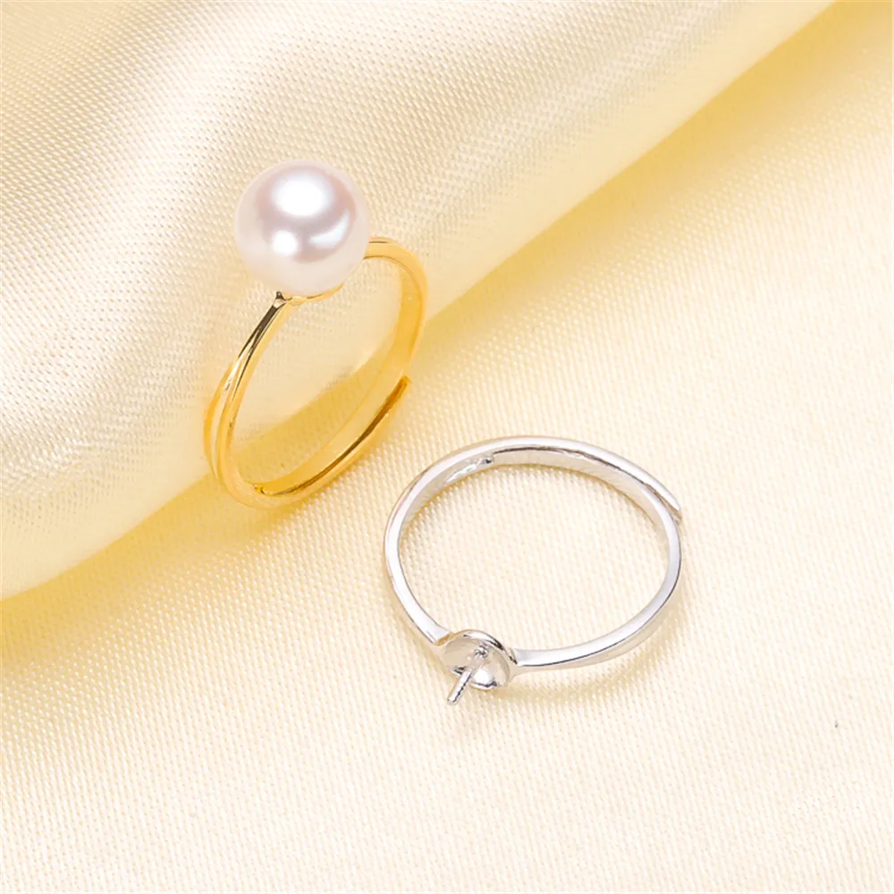 Wholesale Classic 925 Silver Ring Accessories Settings Adjustable Blank Pearl Ring Setting Base For Women Diy Jewelry Making
Wholesale Classic 925 Silver Ring Accessories Settings Adjustable Blank Pearl Ring Setting Base For Women Diy Jewelry Making