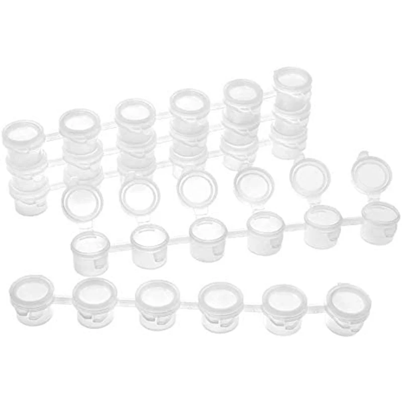 25 Strips Empty Paint Strips - 150 Pots 3Ml Mini Paint Pot Pod Strips Arts Crafts Plastic Storage Containers
25 Strips Empty Paint Strips - 150 Pots 3Ml Mini Paint Pot Pod Strips Arts Crafts Plastic Storage Containers