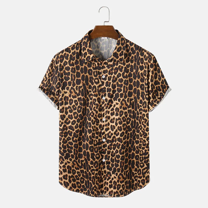 CharmkpR Tops 2023 Casual Fashion Style New Men Leopard Printing Blouse Streetwear Hot Sale Button Up Short Sleeve Shirts S-2XL
CharmkpR Tops 2023 Casual Fashion Style New Men Leopard Printing Blouse Streetwear Hot Sale Button Up Short Sleeve Shirts S-2XL