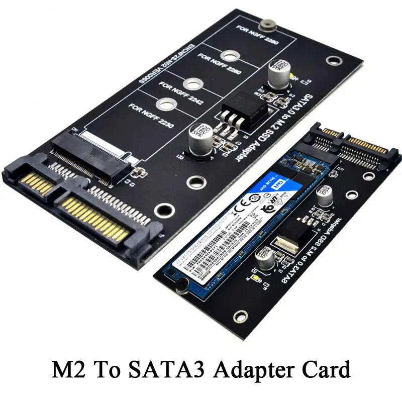 NEW M.2 SATA Adapter Raiser M2 To SATA Adapter M.2 To SATA Adapter M.2 NGFF Converter 2.5" SATA3 Card B Key For 2230-2280 M2 SSD
NEW M.2 SATA Adapter Raiser M2 To SATA Adapter M.2 To SATA Adapter M.2 NGFF Converter 2.5" SATA3 Card B Key For 2230-2280 M2 SSD